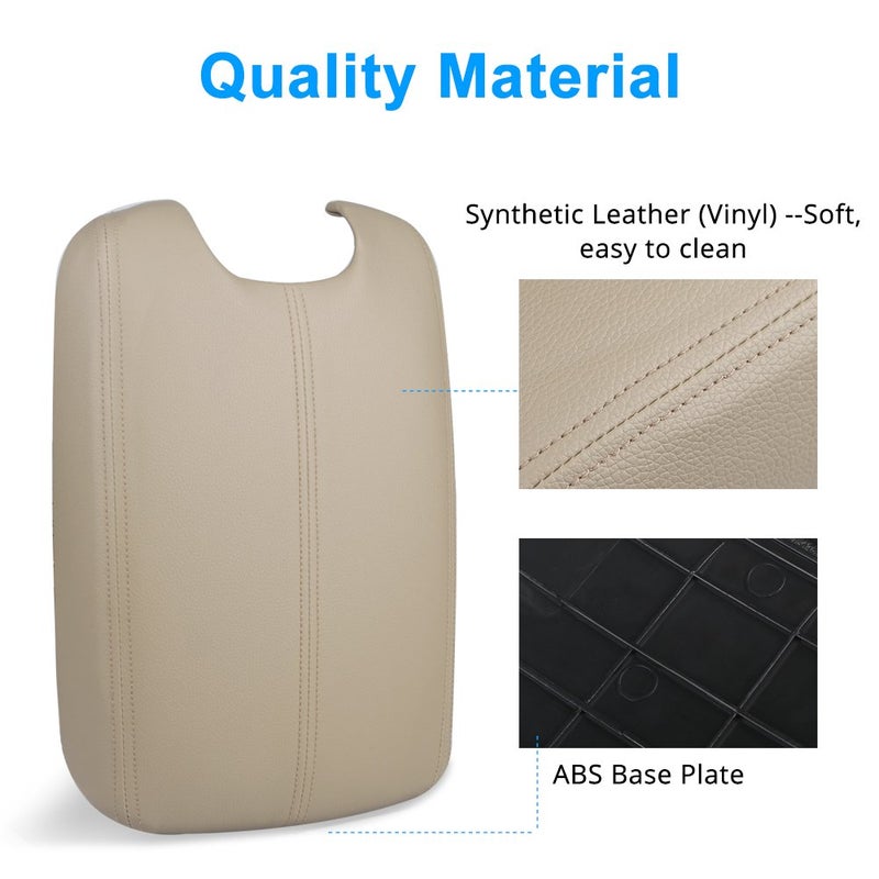 VANJING Compatible with Honda Accord Center Console Lid Armrest Replacement Cover 2008 2009 2010 2011 2012 - Image 4